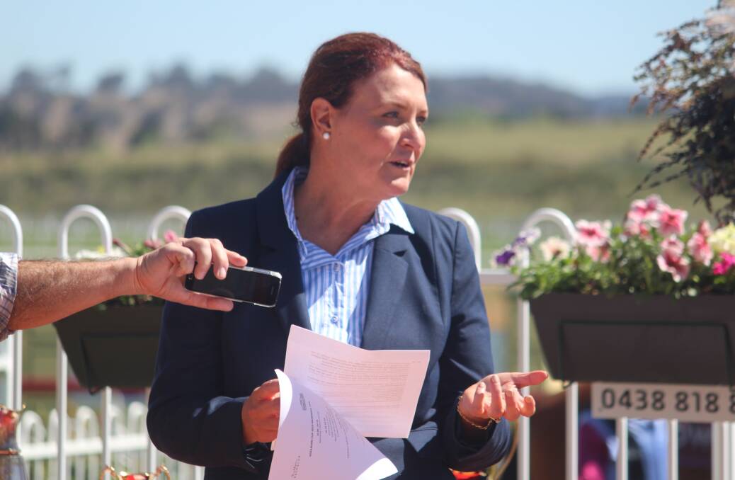 Goulburn and District Racing Club CEO, Robyn Fife, says the stable expansion will mean more trainers, business opportunities and jobs for Goulburn. Picture by Zac Lowe.