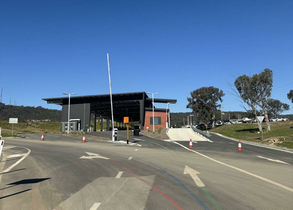 The main part of the new recycling facility at the Goulburn Waste Management Centre will be open in coming months. Picture supplied.