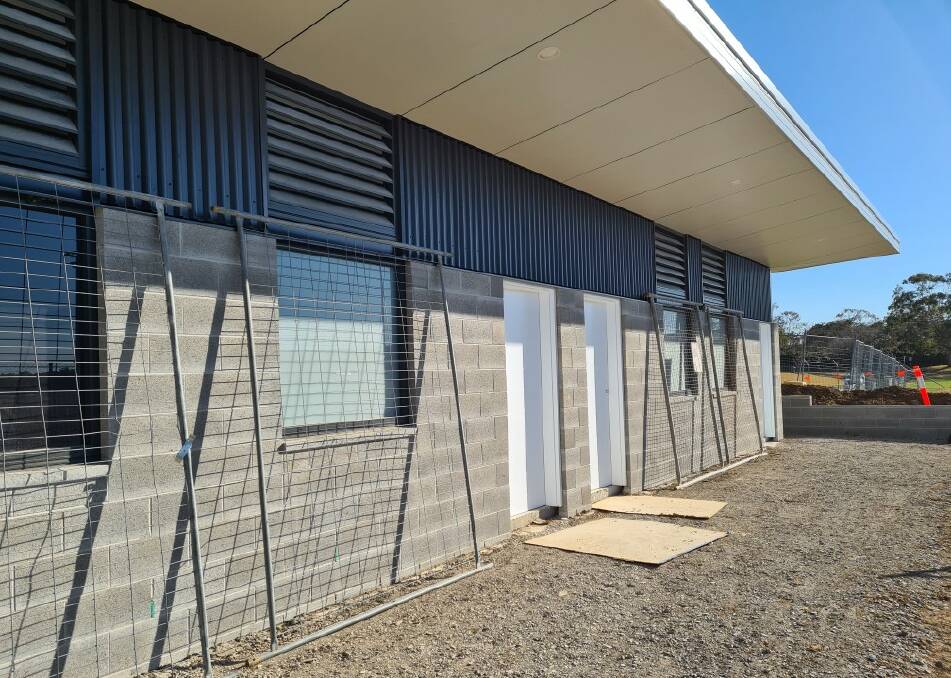 ARW Multigroup is building the new clubhouse at the Goulburn hockey complex. Picture by Sharney Fleming.