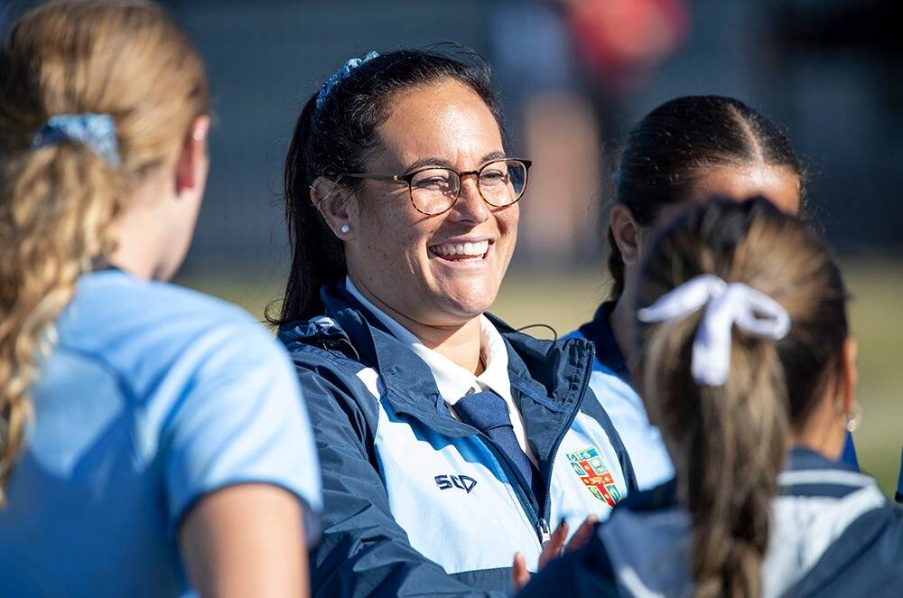 Ashley Mewburn has been selected as head coach for the inaugural Australian Schoolgirls Rugby 7s side. Picture by Peter Oliver.