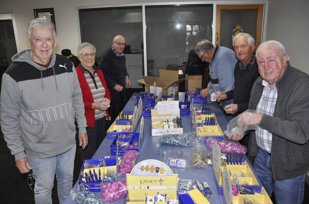 Goulburn Legacy secretary John Broadhead, president Don Pennay, Legatees and volunteers are preparing for a busy Legacy Week. Picture by Louise Thrower.