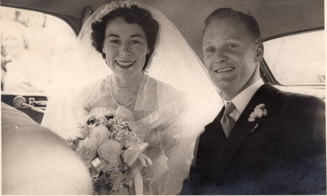 Pat and Ray Leeson were married in 1950 and spent almost 65 happy years together. Picture supplied.
