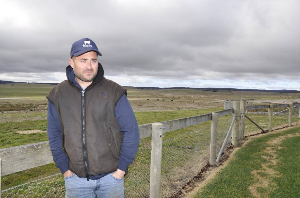 Gundary landowner Troy McNally was among residents who called for Goulburn's inclusion in planning legislation for large-scale renewable energy projects. He will be almost completely surrounded by solar panels if the Gundary solar farm goes ahead. Picture by Louise Thrower.