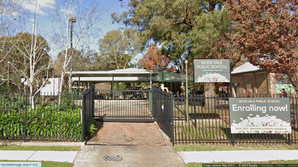 Moss Vale Public School will have a new pre-school by 2027. Picture by Google Earth.