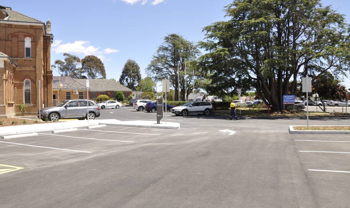 A new 40-space car park opened on December 9 at the hospital's new main entry. Picture by Louise Thrower.