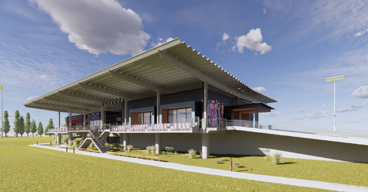 Goulburn architect Tim Lee's design for a new Carr Confoy pavilion. Picture supplied. 