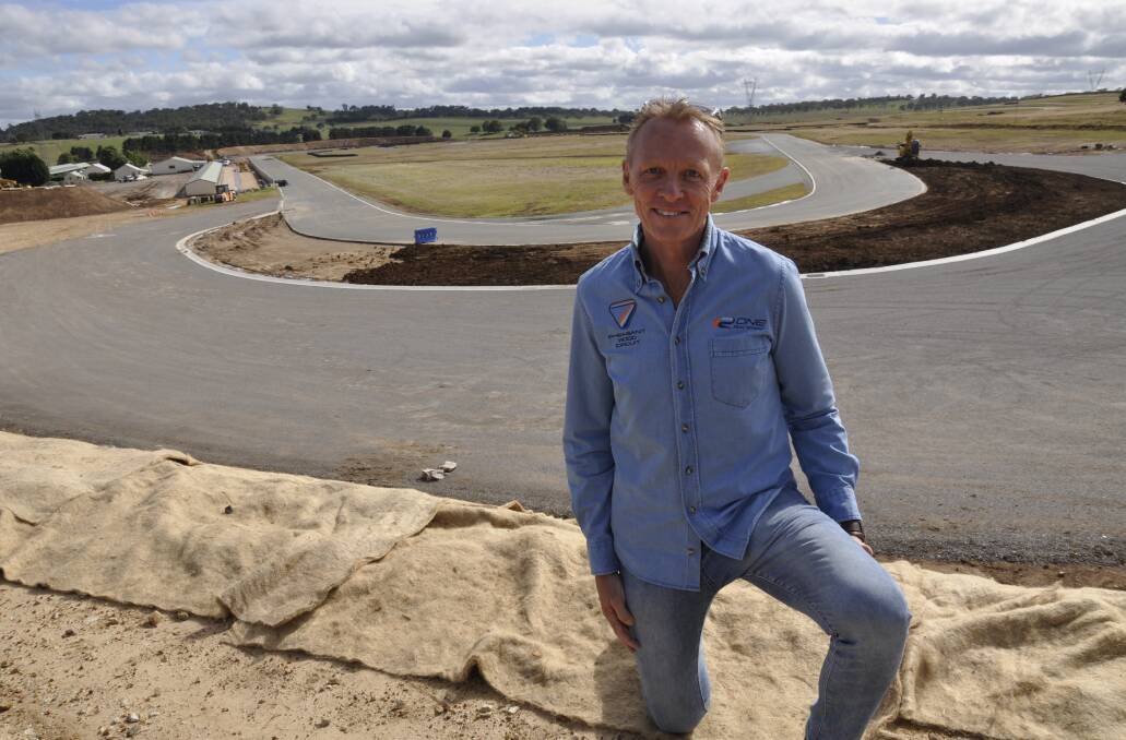One Raceway owner, Steve Shelley, pictured at the circuit in February, said state government funds for noise mitigation have now been paid. Picture by Louise Thrower.