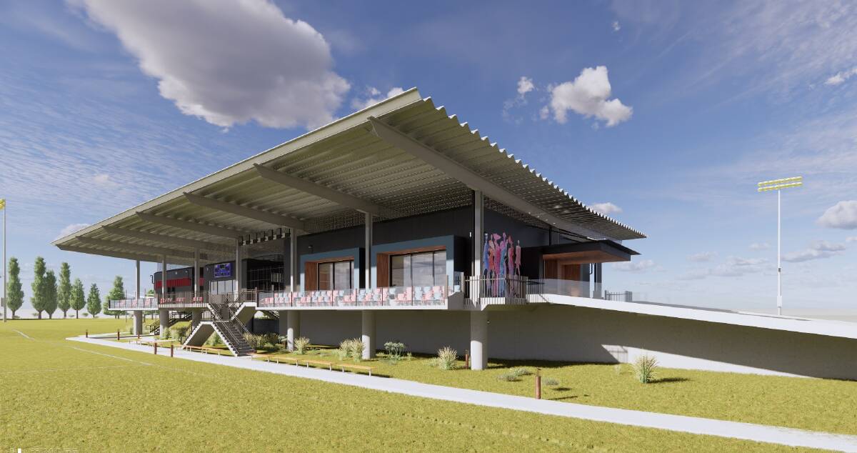 Goulburn Mulwaree Council will apply for further grant funding for a pavilion at Carr Confoy sporting fields. Architect Tim Lee previously designed the building. Picture supplied.