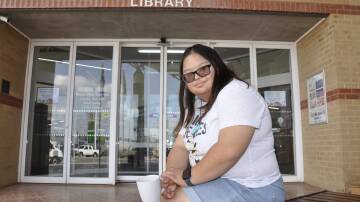 Maggie Fitzsimmons is saddened by the closure of Goulburn Lilbary's Paperback Cafe, where she learnt barista skills and volunteered. Picture by Louise Thrower.