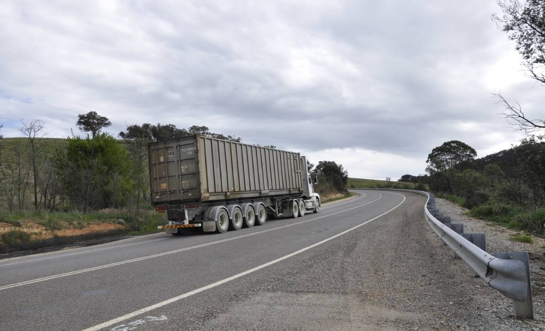 Heavily trafficked roads like Bungendore Road should be reclassified to reflect their usage and help pay for deterioration, the council has argued. Picture by Louise Thrower.