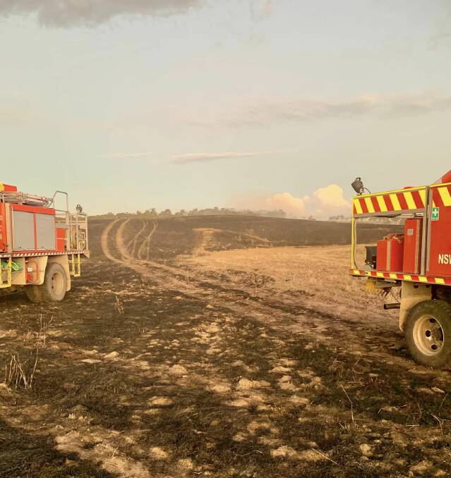 The Breadalbane fire was at patrol status on Saturday. Picture by Gunning-Fish River RFS brigade.