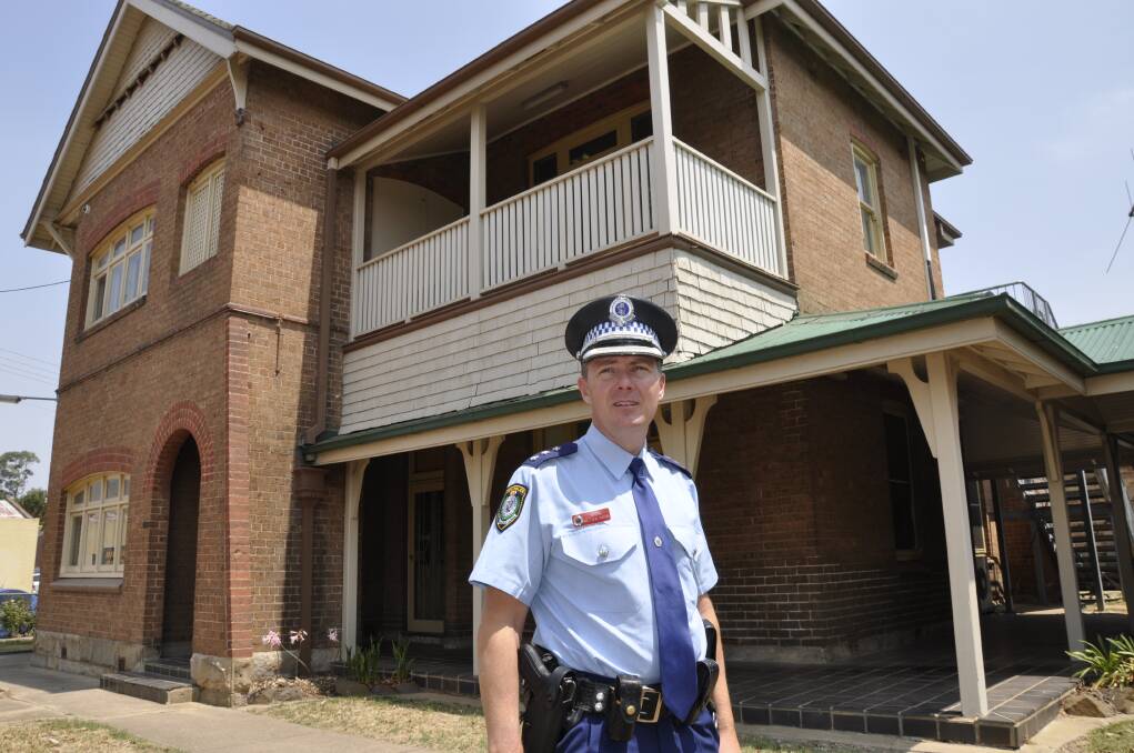 SENIOR ROLE: Inspector Matt Hinton says he's reslishing the opportunities that come with managing a 24-hour station. Photo: Louise Thrower.
