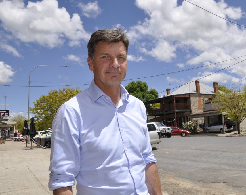 Hume MP Angus Taylor says insurance companies must step up to the plate for Gunning properties damaged in the recent heavy rain. Picture by Louise Thrower.
