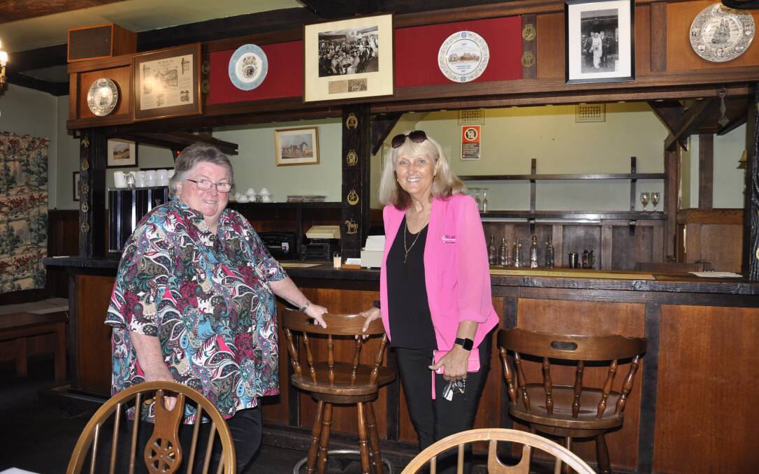 Kerrie Knowlman took a trip down memory lane in 2021 with real estate agent, Carol James, when The Fireside Inn hit the market for the fourth time since it was built in the early 1930s. Picture by Louise Thrower.