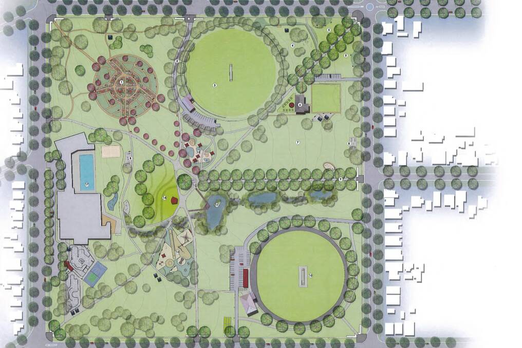 NEW, IMPROVED: The Victoria Park masterplan drafted by Spacelab includes improvements to Prell and Seiffert Oval, gardens, ponds and much more. The council is inviting public comment until September 21.