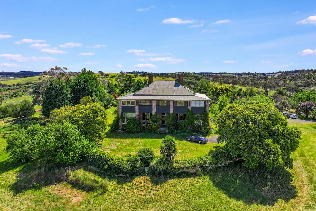 South Hill homestead and the surrounding 18 hectares will be auctioned on Saturday, December 2. Picture supplied.