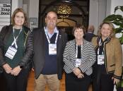 Goulburn Mulwaree Council utilities director, Marina Hollands, Mayor Peter Walker, Local Government NSW president, Darriea Turley and Goulburn MP, Wendy Tuckerman at Tuesday's welcome reception for the water management conference. Picture by Louise Thrower.