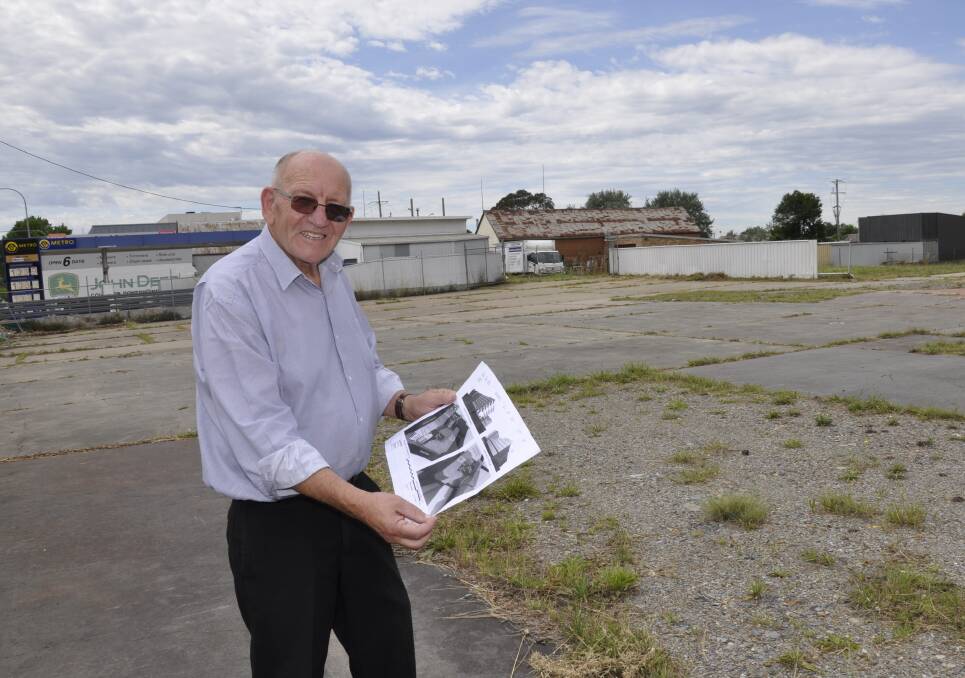 Real estate agent and property owner, Peter Mylonas, says he's selling his commercial site on the corner of Clinton and Bourke Streets due to a proposed rate rise and council building height restrictions. Picture by Louise Thrower.