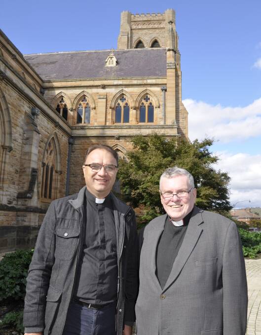 Bishop of Canberra/Goulburn Dr Mark Short and Dean of Saint Saviours Cathedral, The Very Reverend Phillip Saunders will celebrate the service which kicks off Synod on Friday night. Picture by Louise Thrower.