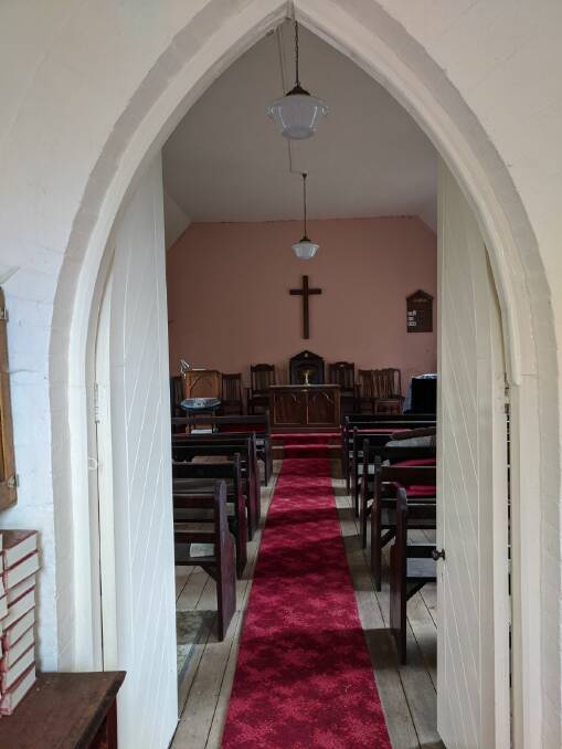 Saint Andrew's Church seats up to 100 people. Picture supplied. 