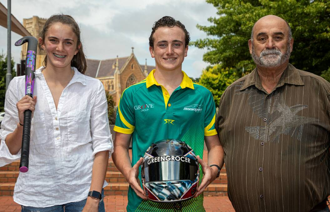  Isabelle Galland and Costa Toparis are among the Australia Day junior sportsperson of the year nominees. Picture supplied.
