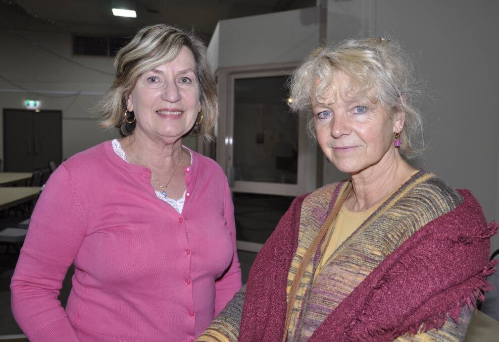 Anna Wurth-Crawford and Christine Walterlin attended the forum. Picture by Louise Thrower.