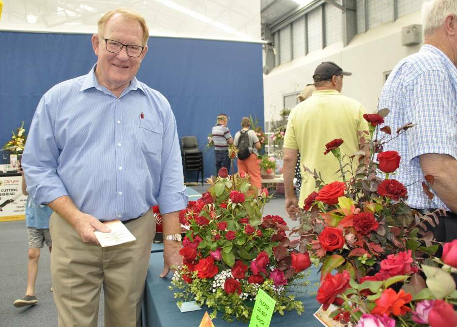 Mayor Bob Kirk at this year's Rose Festival. Photo: Louise Thrower.