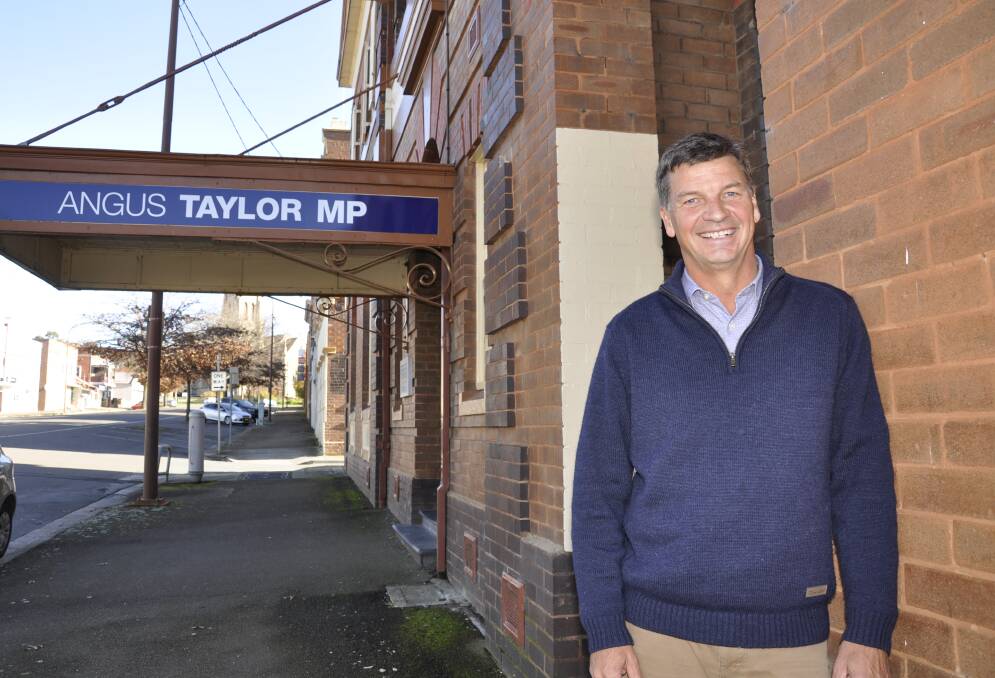 Angus Taylor has urged Goulburn Mulwaree Council not to proceed with a rate rise application. File picture by Louise Thrower.