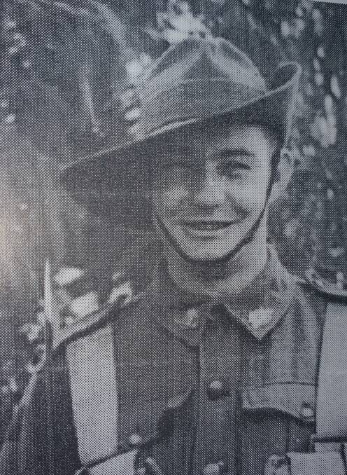 Maxwell (Dick) Grove served in New Guinea during World War Two. He died in 2007, aged almost ninety. Image from 'Crookwell at War - From South Africa to Vietnam,' by Stuart Anderson.