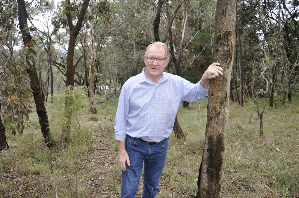 Cr Bob Kirk, picture here at the West Goulburn Bushland Reserve, has sought a review of councillors' decision to censure him. Picture by Louise Thrower.