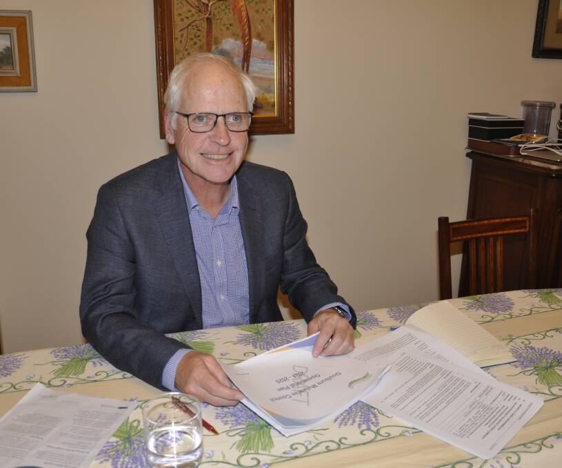Goulburn Mulwaree Council candidate, Adrian Beresford-Wylie lodged a submission on the organisation's 2024/25 operational plan. Picture by Louise Thrower.
