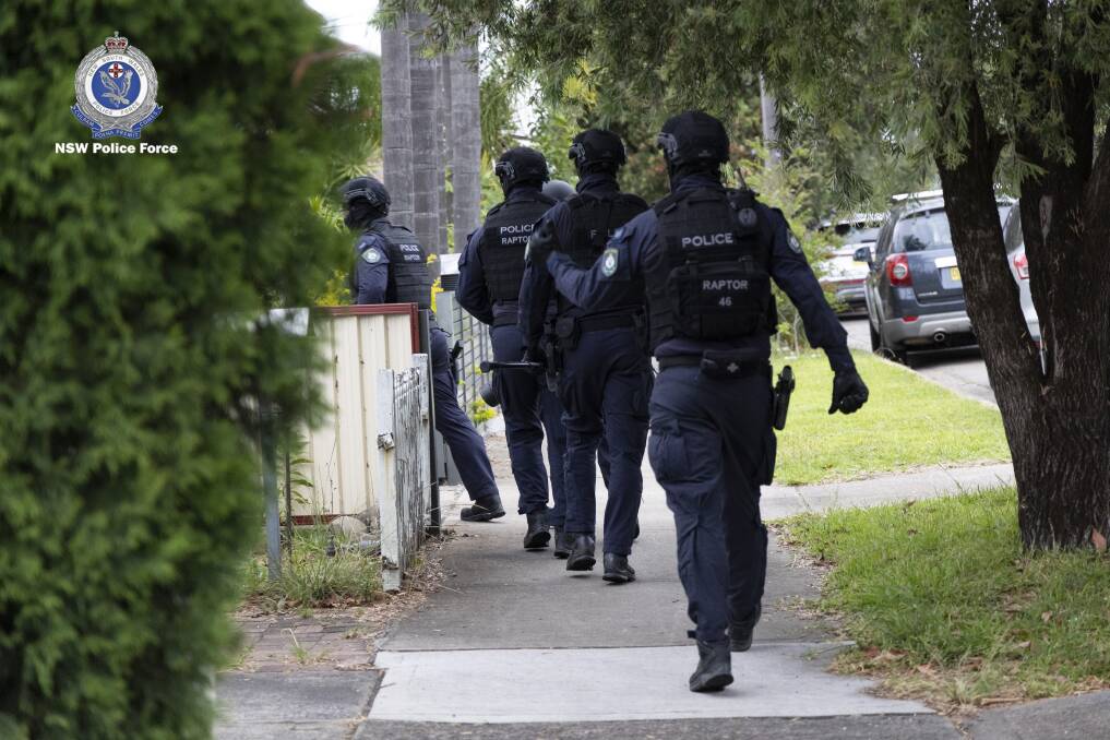 NSW Police images of Strike Force Chellington's latest operation. Pictures supplied