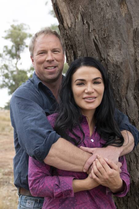 Claire Saunders and Andrew Coleman from Farmer Wants a Wife will appear on the reunion episode on Monday, May 22. Picture by Belinda Soole
