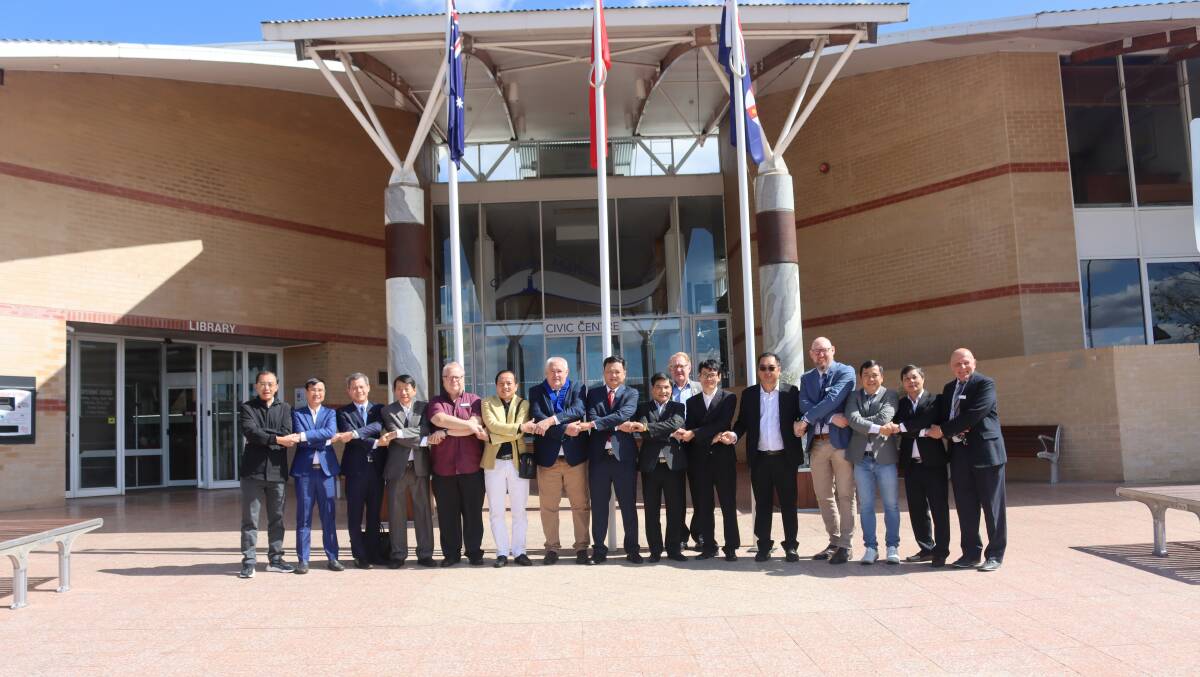 A Vietnamese delegation from Buon Ma Thout visited Goulburn on September 22 to see the sights and visit modern infrastructure like GPAC and the Aquatic Centre. Picture supplied. 