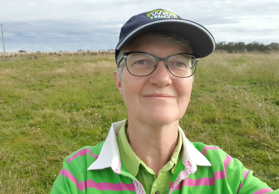 Dr Robyn Alders, pictured on her farm near Crookwell, has spoken about the need to increase the number of country vets. 