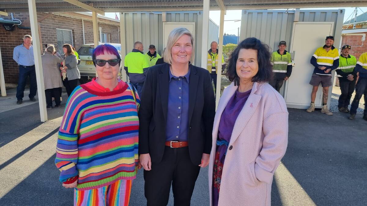 Alex Waldron (centre) has been appointed as the Upper Lachlan Shire Council's new CEO and officially starts on Monday. Picture supplied. 