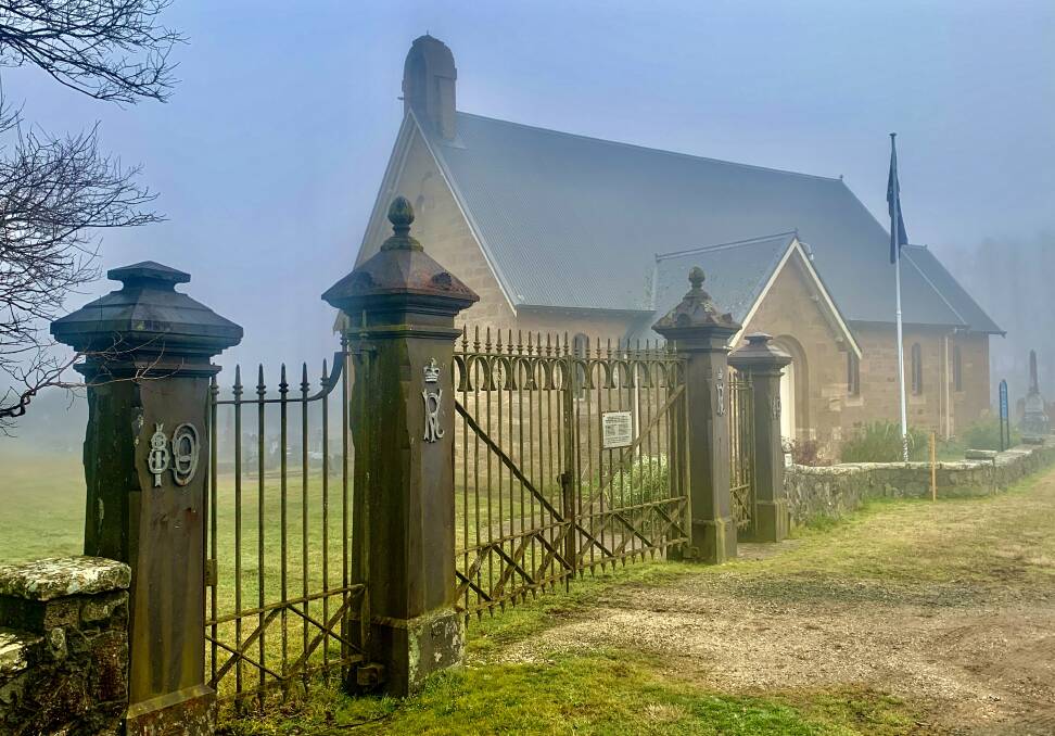 These gates were removed from Hillview in the mid-1950s when the property was sold and re-erected at the All Saints Church in Sutton Forest where they still stand. Picture supplied