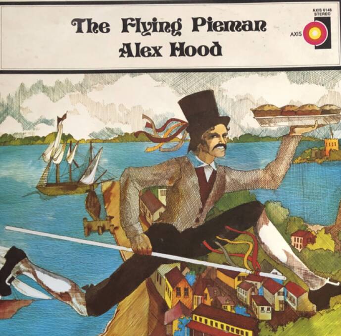 The cover of Alex Hood's 1974 musical play about the Flying Pieman. Picture supplied
