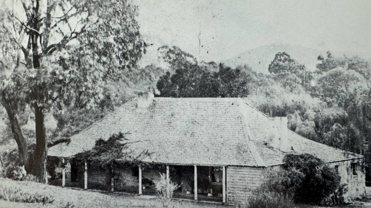 Dodsworth House in 1879. Picture courtesy of H Beaufoy Merlin/Canberra & District Historical Society