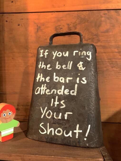 Don't ring this bell unless you've brought a wallet full of cash. Picture by Tim the Yowie Man