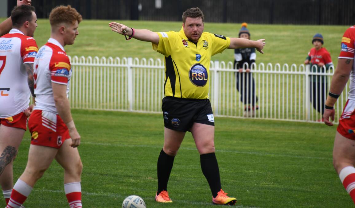 Group 10 Referees Association president and PMP referee Bryce Hotham at Mudgee's Glen Willow Stadium on June 2. Picture by Nick Guthrie