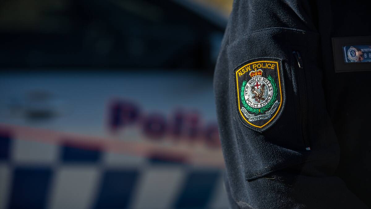 New South Wales police badge. File picture