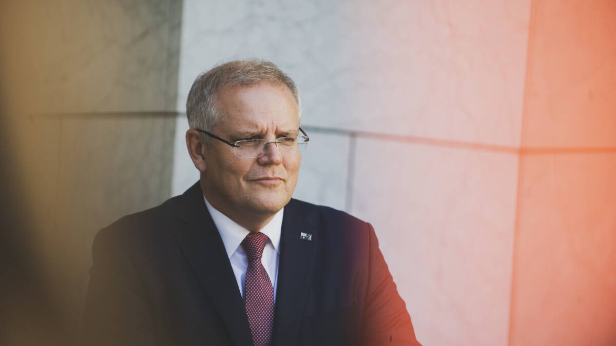 Scott Morrison has been critical of both China and the WHO. Picture: Dion Georgopoulos.