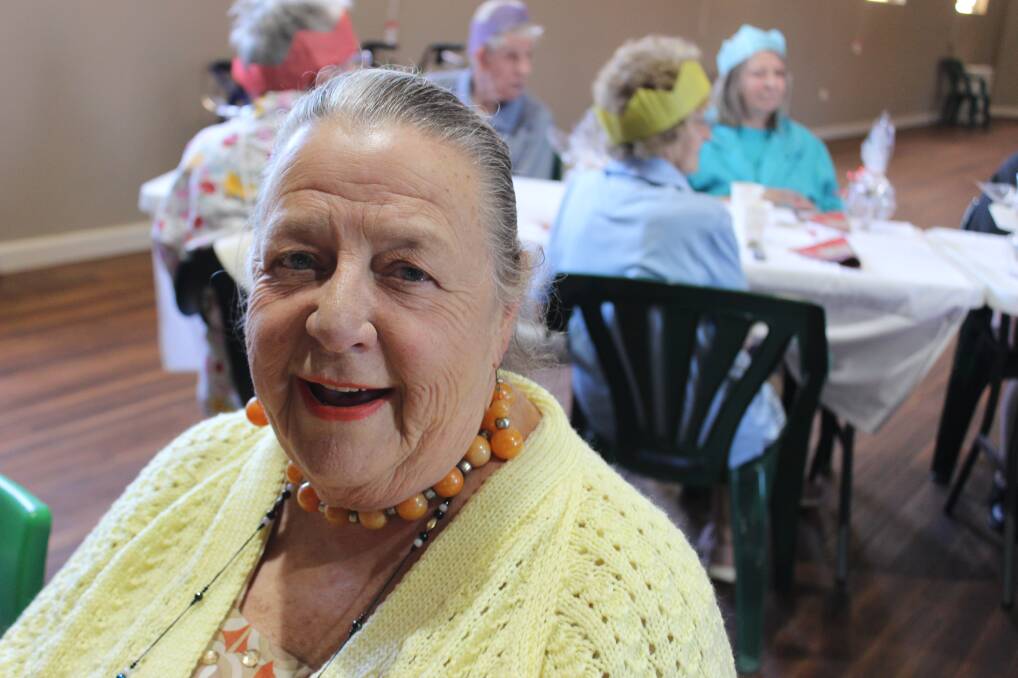 FUN DAY: Vicki Patterson was all smiles at the senior's Christmas party last Friday.