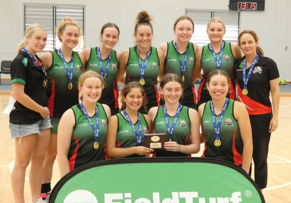 Well played: The Goulburn Under 18s Girls shone in front of a home crowd over the weekend and claimed a well-earned Indoor State Title. Photo: Goulburn District Hockey Association.