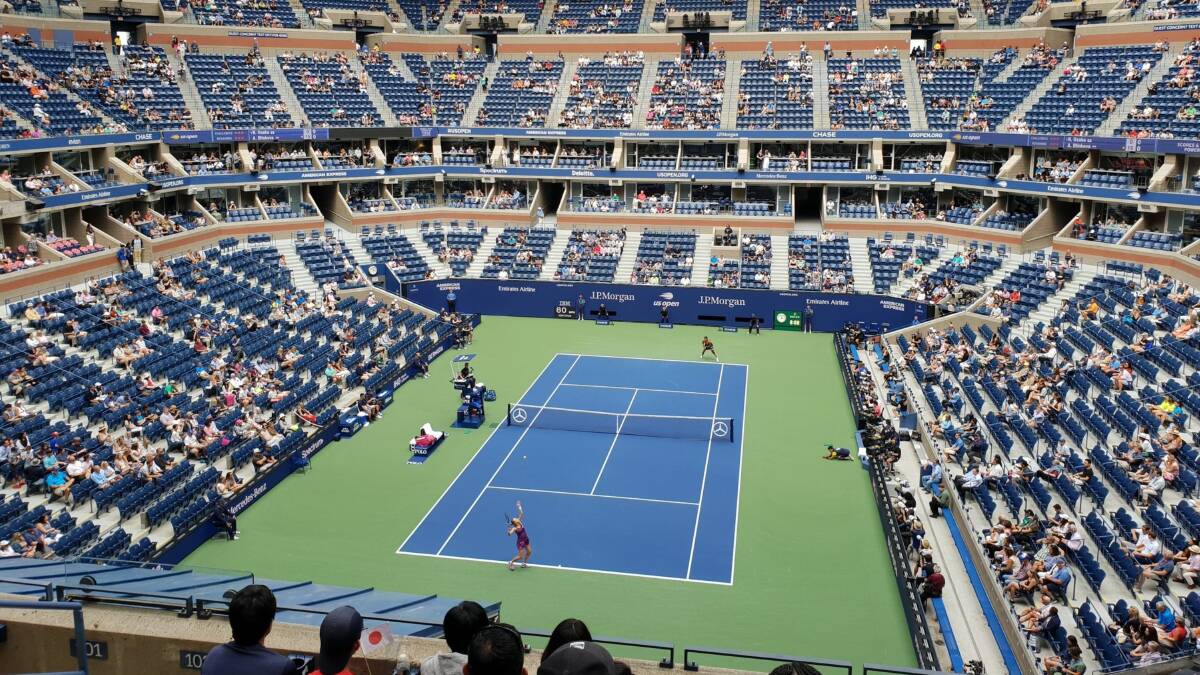 Full capacity: Unlike last year, the 2021 US Open will welcome fans back with open arms, as long as they have received at least one dose of a COVID-19 vaccine. Photo: Zac Lowe.