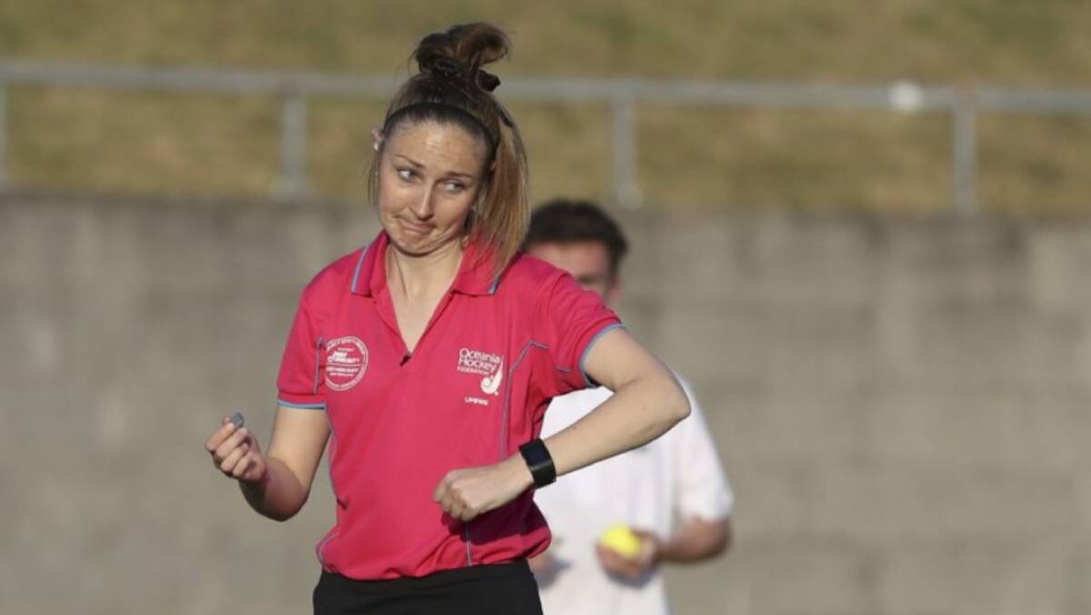 Top-notch umpire: Kristy Robertson was one of three award winners from Goulburn. Photo: Supplied.