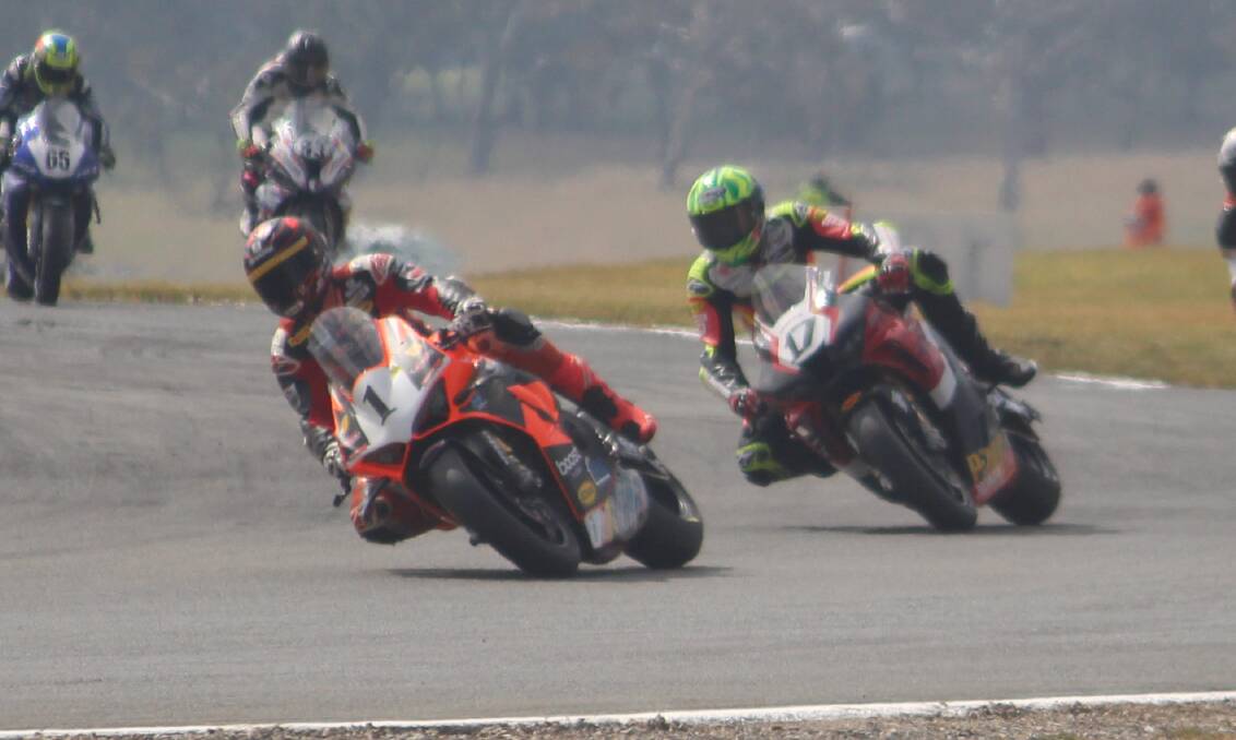 Turning: The second scheduled ASBK event to take place at Wakefield Park this year has been called off due to ongoing COVID-19 concerns. Photo: Zac Lowe.