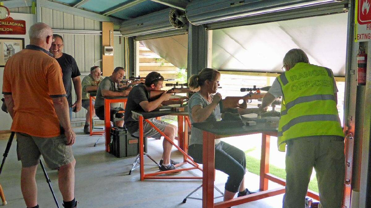 Prepared: The Goulburn Workers Small Bore Rifle Club members were keen to get back into the action after a brief delay due to COVID-19. Photo: Goulburn Workers Small Bore Rifle Club. 
