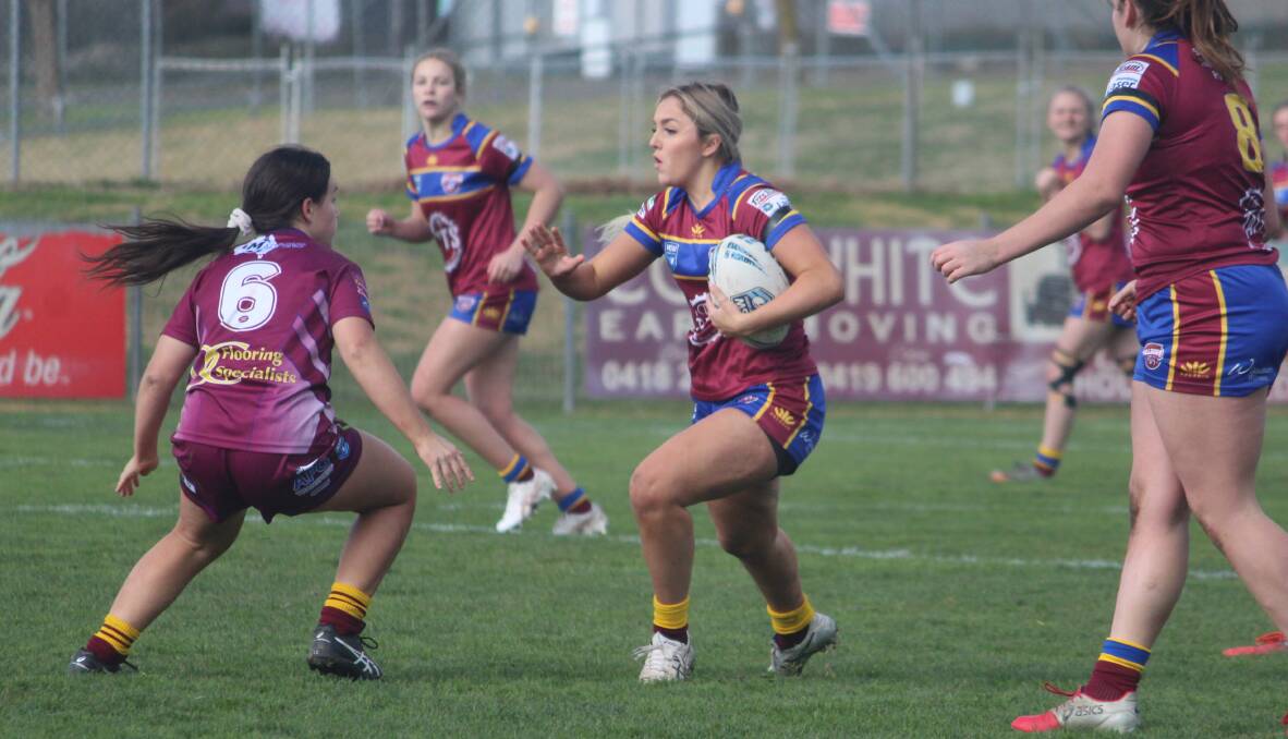 Fended: Goulburn women's players in the Katrina Fanning Shield will likely benefit when the Canberra Raiders introduce their NRLW side. Photo: Zac Lowe.